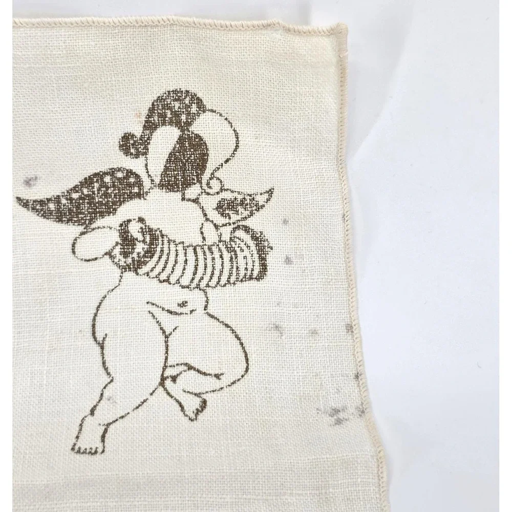 VTG Georges Briard‎ This is Paradise Placemats Guest Bar Towels Set of 2 MCM
